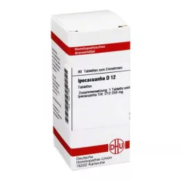 IPECACUANHA D 12 tabletti, 80 tk