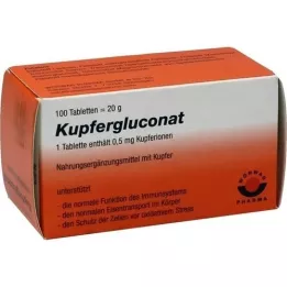 KUPFERGLUCONAT tabletid, 100 tk