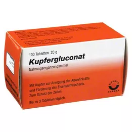KUPFERGLUCONAT tabletid, 100 tk