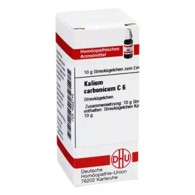 DHU Kalium carbonicum C 6 gloobulid, 10 g DHU Kalium carbonicum C 6 gloobulid, 10 g
