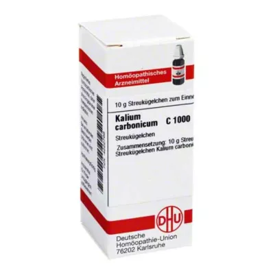 DHU Kalium carbonicum C 1000 gloobulid, 10 g DHU Kalium carbonicum C 1000 gloobulid, 10 g
