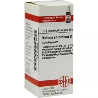 KALIUM CHLORATUM C 30 graanulid, 10 g