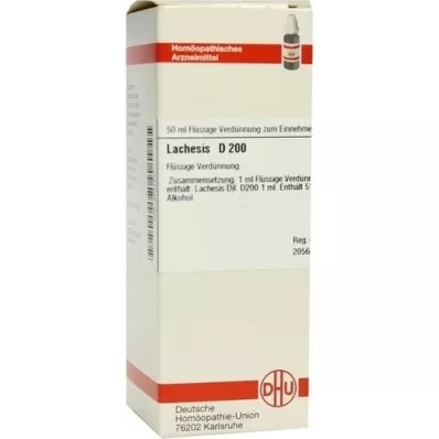 LACHESIS D 200 lahjendus, 50 ml