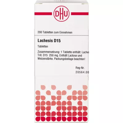 LACHESIS D 15 tabletti, 200 tk