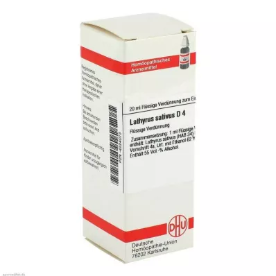 LATHYRUS SATIVUS D 4 lahjendus, 20 ml LATHYRUS SATIVUS D 4 lahjendus, 20 ml