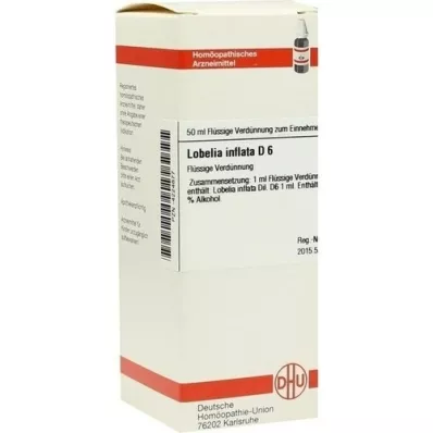 LOBELIA INFLATA D 6 Lahjendus, 50 ml