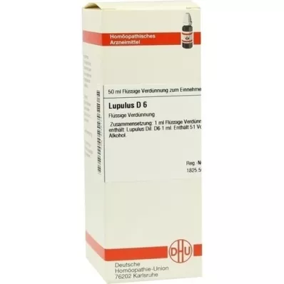 LUPULUS D 6 Lahjendus, 50 ml