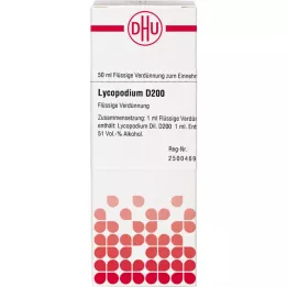 LYCOPODIUM D 200 lahjendus, 50 ml