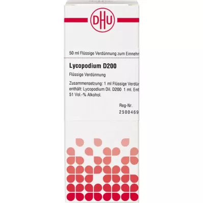 LYCOPODIUM D 200 lahjendus, 50 ml