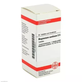 MAGNESIUM ACETICUM D 6 tabletti, 80 tk