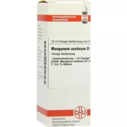 MANGANUM ACETICUM D 6 Lahjendus, 20 ml