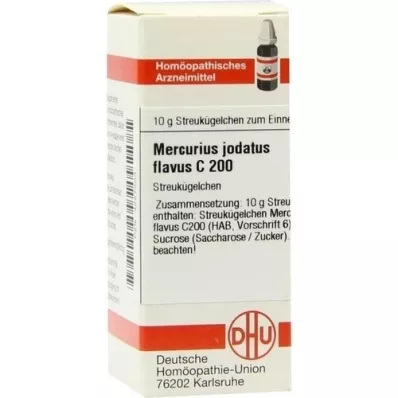 MERCURIUS JODATUS FLAVUS C 200 kapslit, 10 g