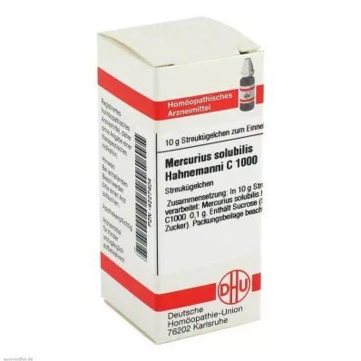 MERCURIUS SOLUBILIS Hahnemanni C 1000 kapslit, 10 g