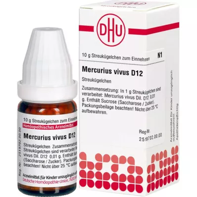 MERCURIUS VIVUS D 12 kapslit, 10 g