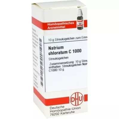 NATRIUM CHLORATUM C 1000 graanulid, 10 g