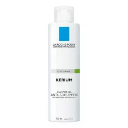 ROCHE-POSAY Kerium rasusele nahale mõeldud geelshampoon, 200 ml