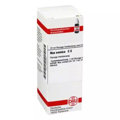 NUX VOMICA C 6 Lahjendus, 20 ml