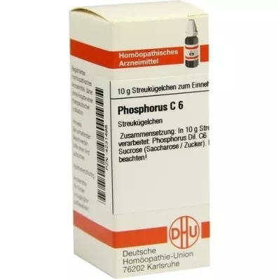 PHOSPHORUS C 6 graanulid, 10 g