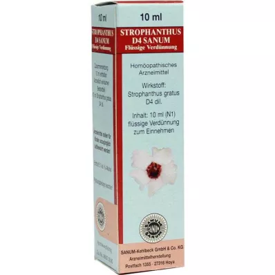 Strophanthus D 4 Sanum tilguti, 10 ml