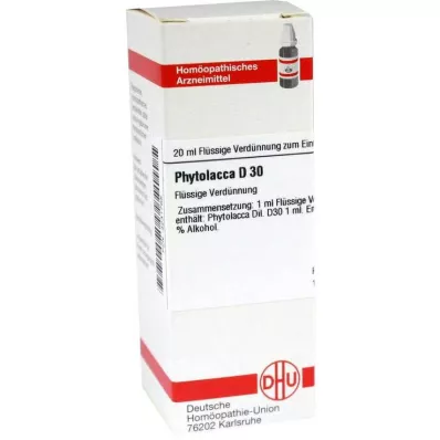 PHYTOLACCA D 30 lahjendus, 20 ml