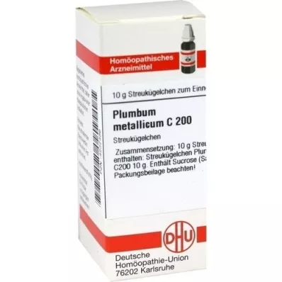 PLUMBUM METALLICUM C 200 graanulid, 10 g
