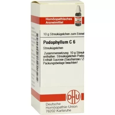 PODOPHYLLUM C 6 graanulid, 10 g