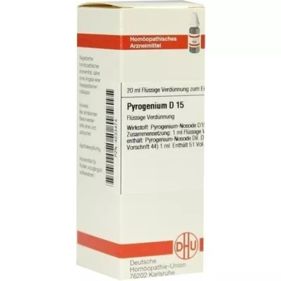 PYROGENIUM D 15 lahjendus, 20 ml