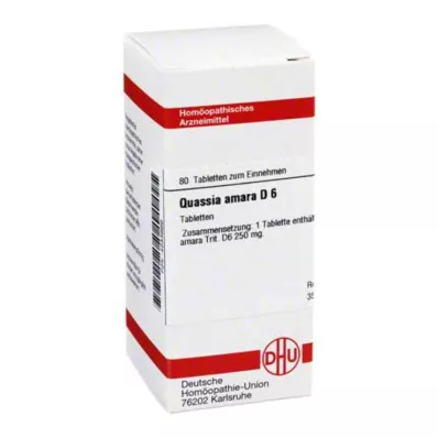 DHU Quassia D 6 tabletid, 80 tk