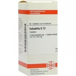 SABADILLA D 12 tabletti, 80 tk
