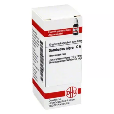 SAMBUCUS NIGRA C 6 graanulid, 10 g SAMBUCUS NIGRA C 6 graanulid, 10 g