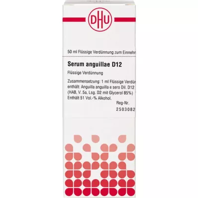 SERUM ANGUILLAE D 12 Lahjendus, 50 ml