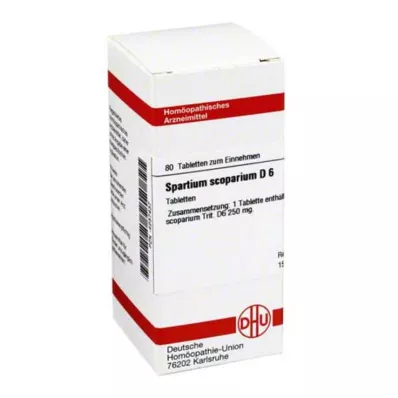 SPARTIUM SCOPARIUM D 6 tabletti, 80 tk