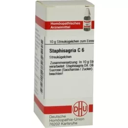 STAPHISAGRIA C 6 graanulid, 10 g