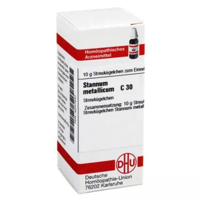 DHU Stannum metallicum C 30 gloobulid, 10 g DHU Stannum metallicum C 30 gloobulid, 10 g