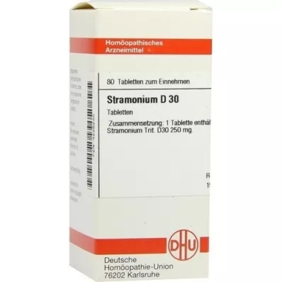 STRAMONIUM D 30 tabletti, 80 tk