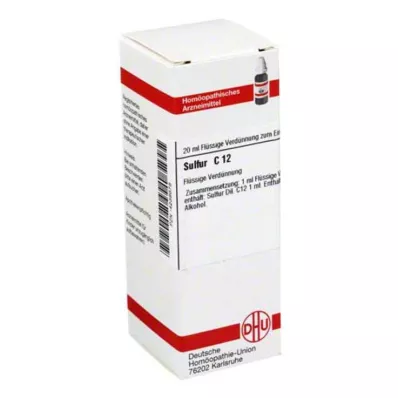 SULFUR C 12 Lahjendus, 20 ml