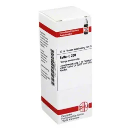 SULFUR C 200 Lahjendus, 20 ml