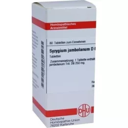 SYZYGIUM JAMBOLANUM D 6 tabletti, 80 tk