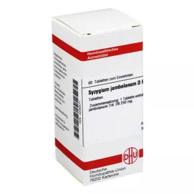 SYZYGIUM JAMBOLANUM D 6 tabletti, 80 tk