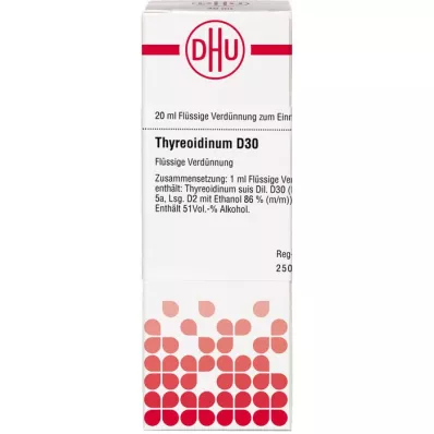 THYREOIDINUM D 30 lahjendus, 20 ml