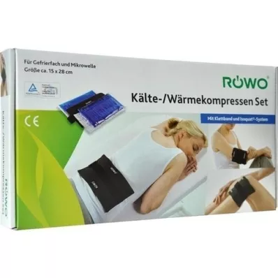 RÖWO Külmalt soe kompress Velcro sidemega 2 tk, 1 p