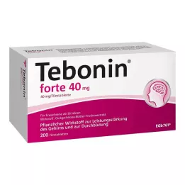 TEBONIN forte 40 mg õhukese polümeerikattega tabletid, 200 tk