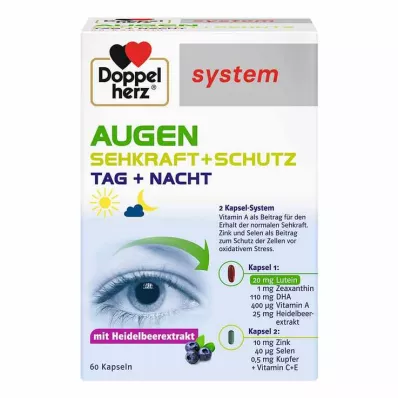DOPPELHERZ Eyesight+Protection süsteemi kapslid, 60 kapslit