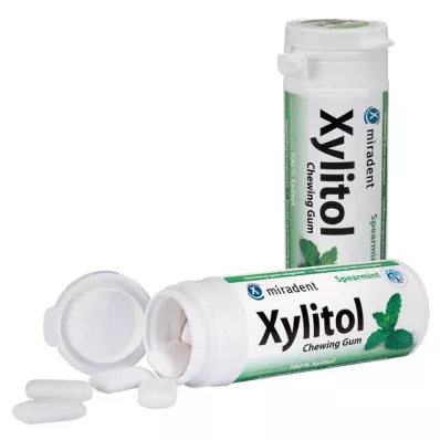 MIRADENT Xülitooli närimiskumm Spearmint, 30 tk