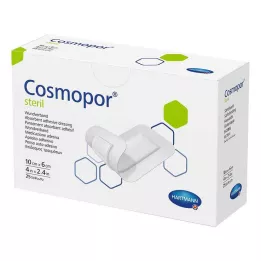 COSMOPOR steriilne haavaside 6x10 cm, 25 tk