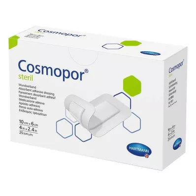 COSMOPOR steriilne haavaside 6x10 cm, 25 tk