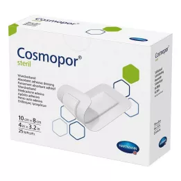 COSMOPOR steriilne haavaside 8x10 cm, 25 tk