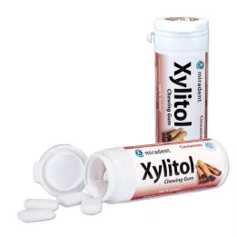 MIRADENT Ksülitooli närimiskumm kaneel, 30 tk