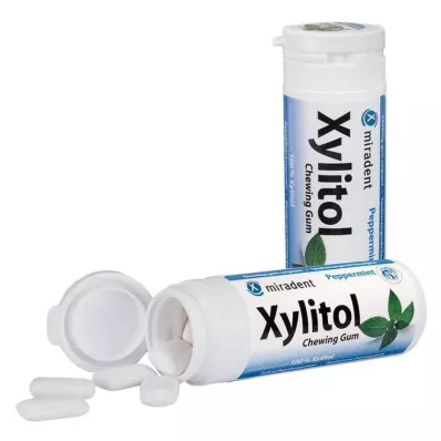 MIRADENT Xülitooli närimiskummi Mint, 30 tk