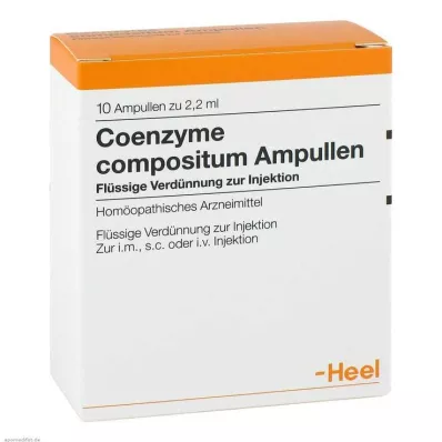 COENZYME COMPOSITUM Ampullid, 10 tk COENZYME COMPOSITUM Ampullid, 10 tk